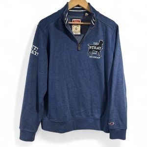 The Stray Dog Michigan sweatshirt small 3/4 zip fleece interior soft unisex